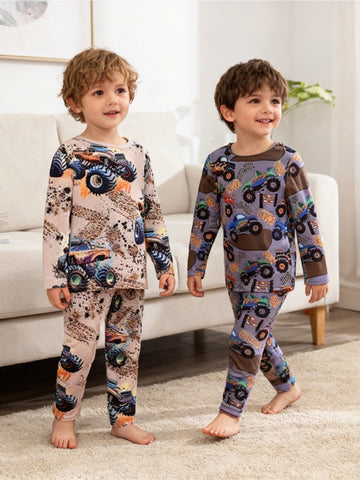 VigoSource Boys Spring and Autumn Fashion Suit, Cartoon Cool Car Digital...