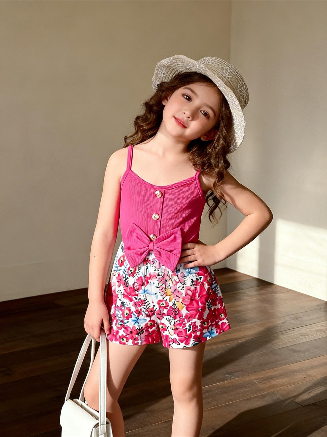 VigoSource Girls Floral Cotton Pants 5