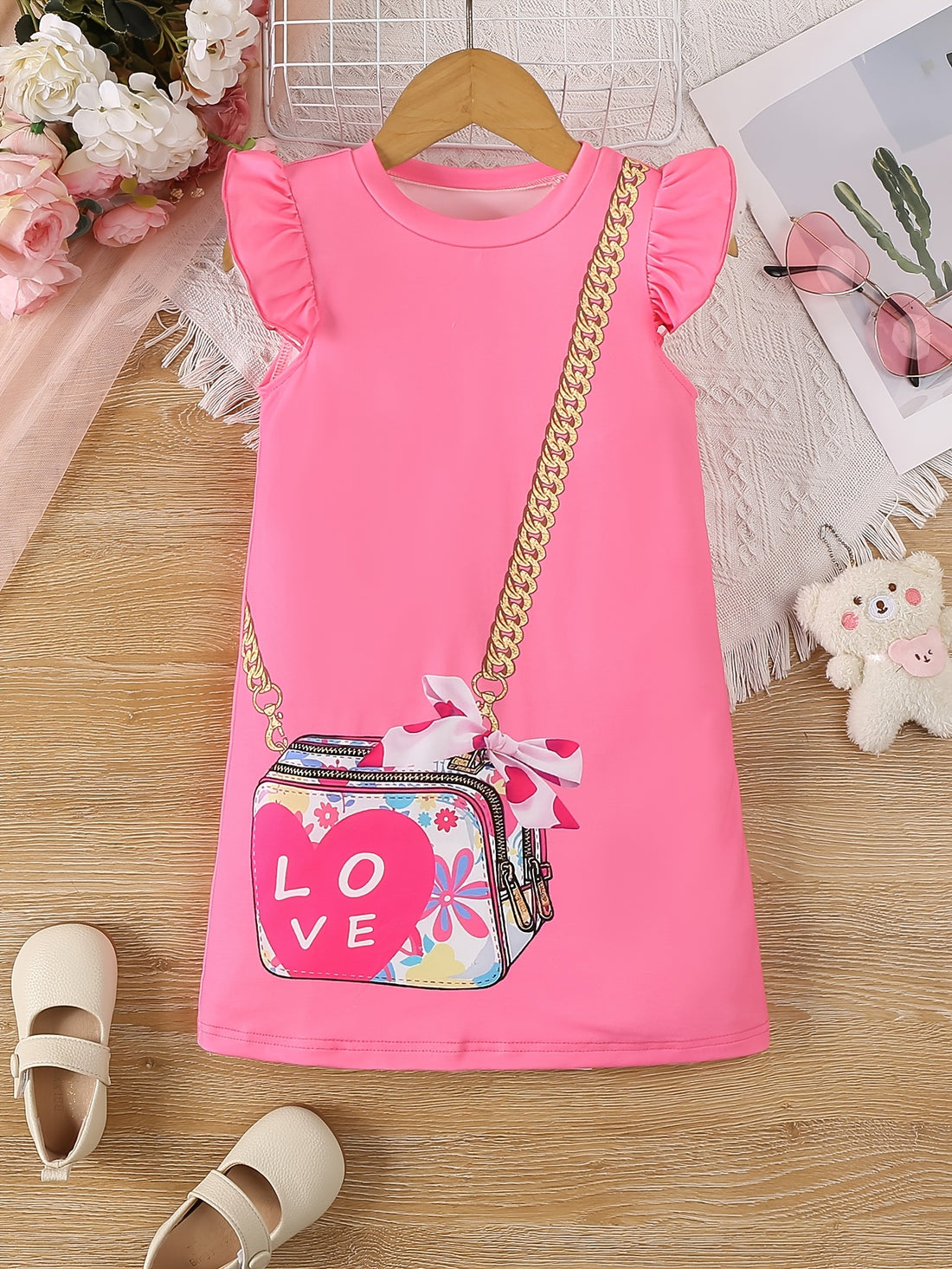 VigoSource Girls Sleeveless Knit Outfit Set
