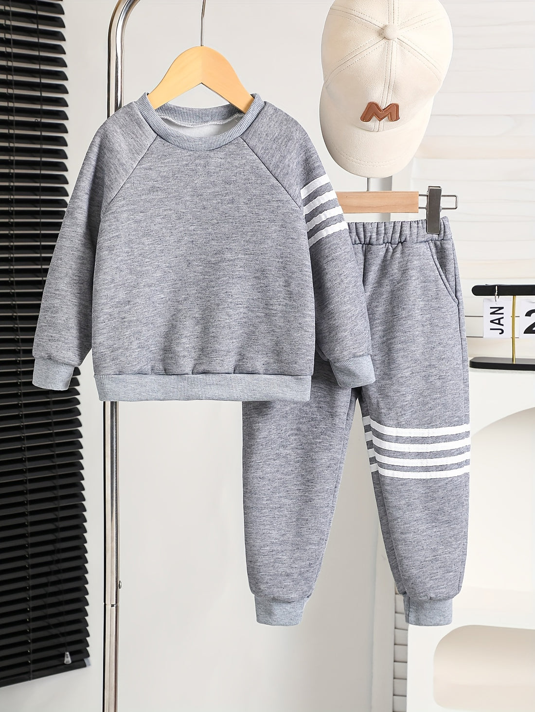 VigoSource Boys Spring and Autumn Easy and Stylish Striped Print Ro...