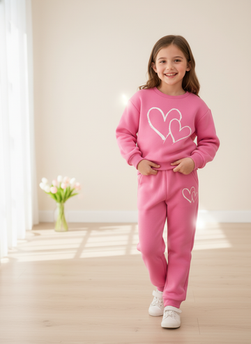 VigoSource Girls Winter Long-sleeve Top and Pants Two-piece Set, Perfec...