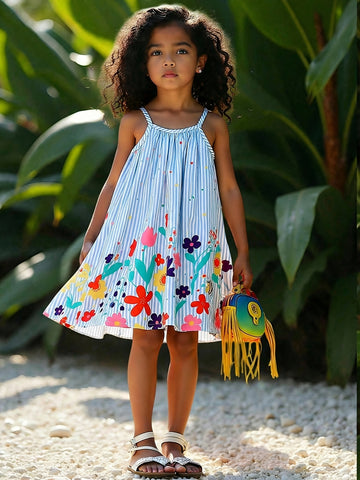 VigoSource Girls Floral Cotton Dress 38