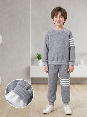 VigoSource Boys Spring and Autumn Easy and Stylish Striped Print Ro...