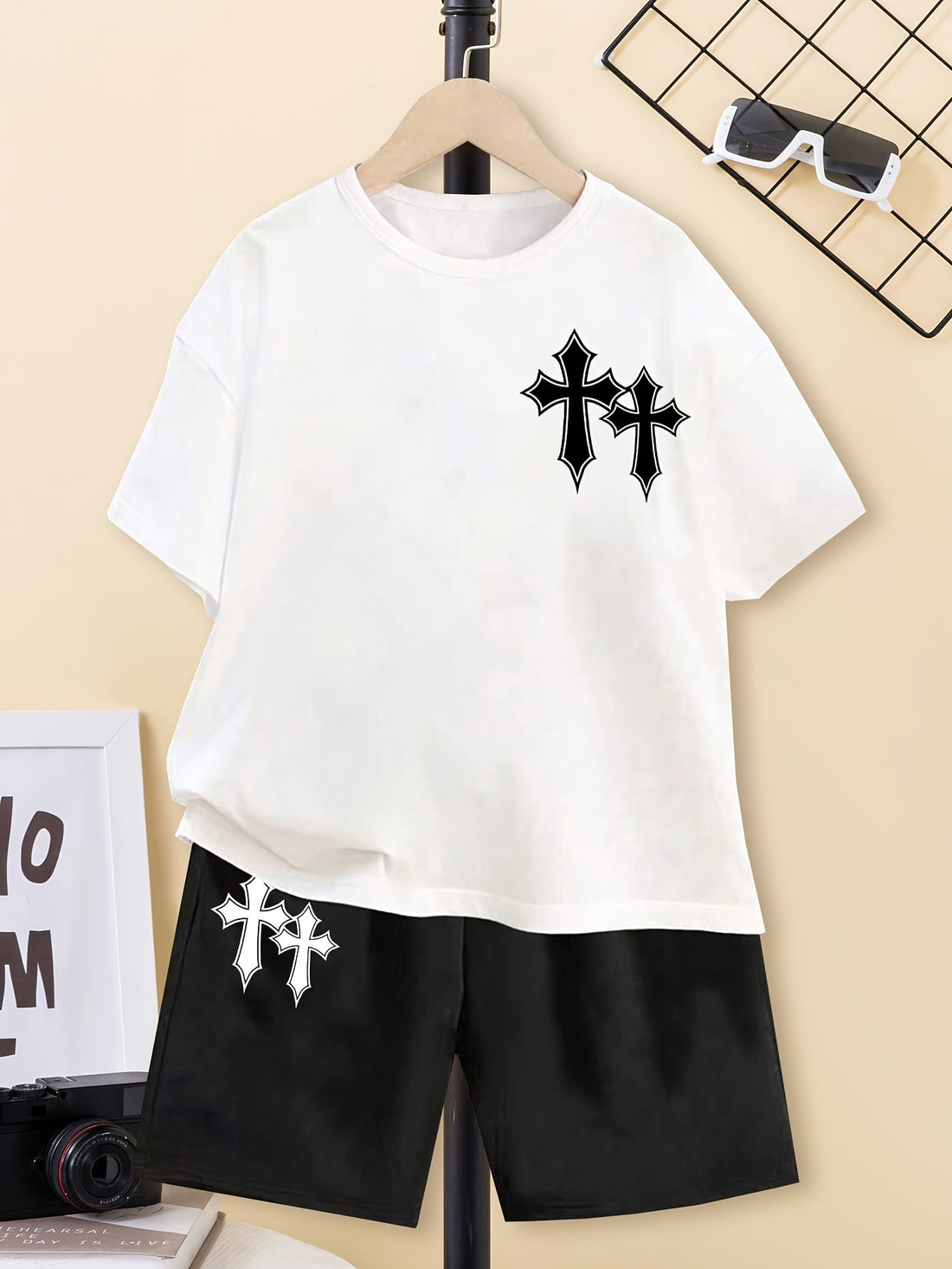 VigoSource Boys Summer Round Neck Short-sleeved Easy and Versatile T-sh...