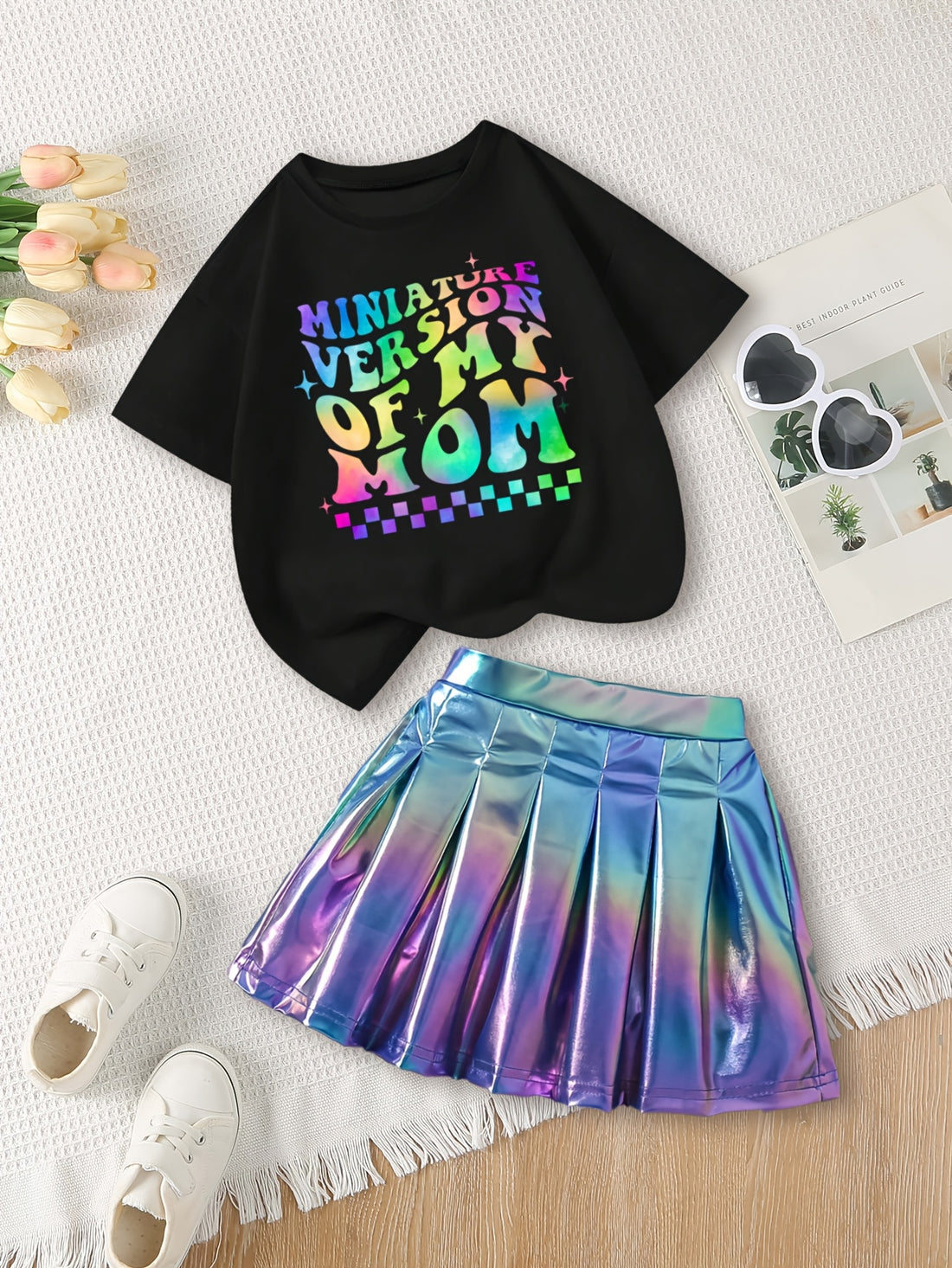 VigoSource Girls Short Sleeve Knit Pants