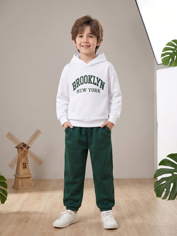 VigoSource Boys Spring and Autumn Fashion Versatile Letter Print Basic ...