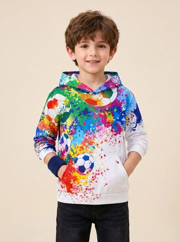 VigoSource Boys Spring/autumn Simple and Versatile Colorful Letter Prin...