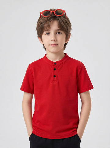 VigoSource Boys Summer Polo Shirt , Perfect for Casual Outings with a Easy An...