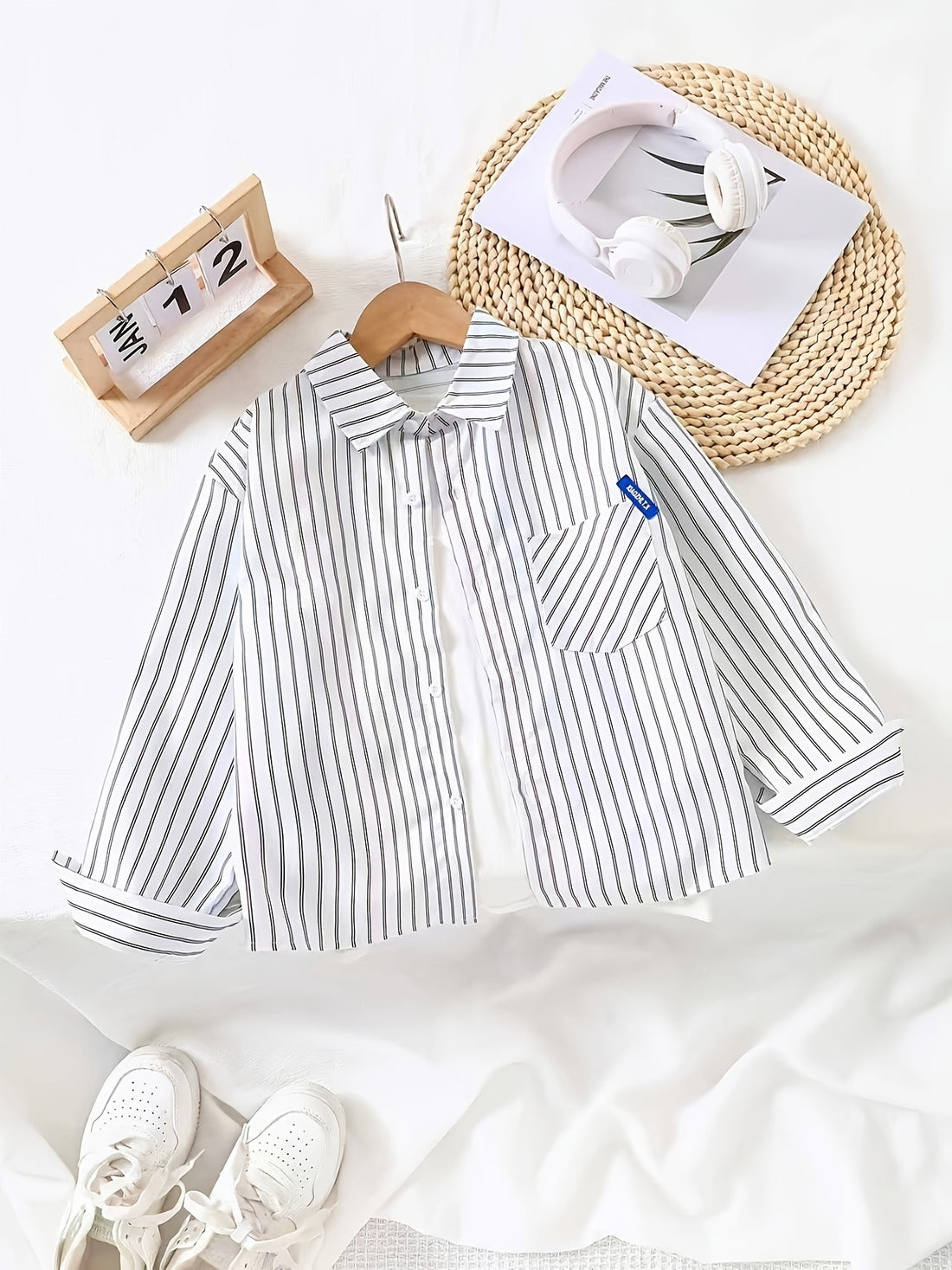 VigoSource Boys Striped Long Sleeve Shirt