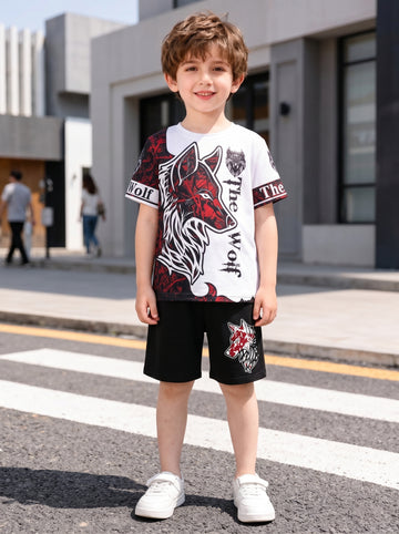 VigoSource Boys 2pcs Summer Casual Minimalist Sport Street T-Shirt and ...