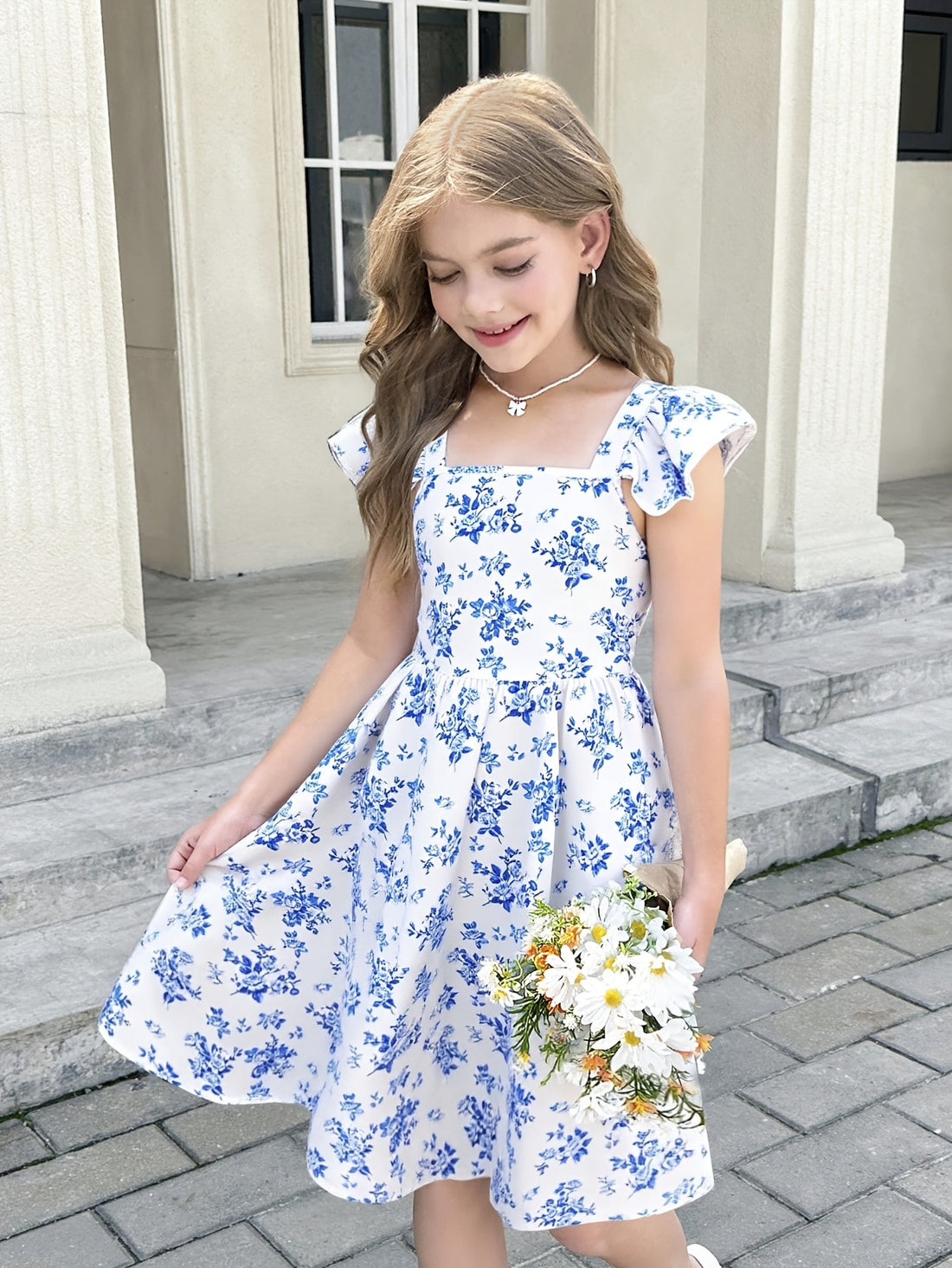 VigoSource Girls Floral Cotton Dress 21