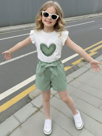 VigoSource Girls Cotton Outfit Set