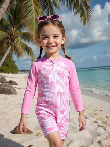VigoSource Girls Striped Cotton Outfit Set
