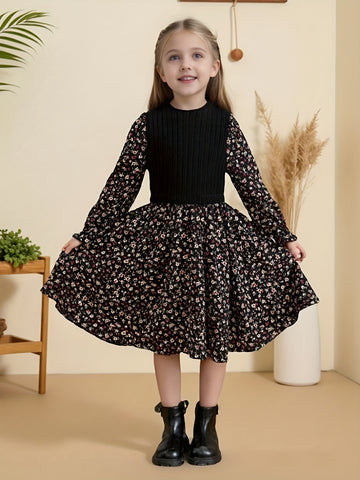VigoSource Girls Floral Cotton Dress 46