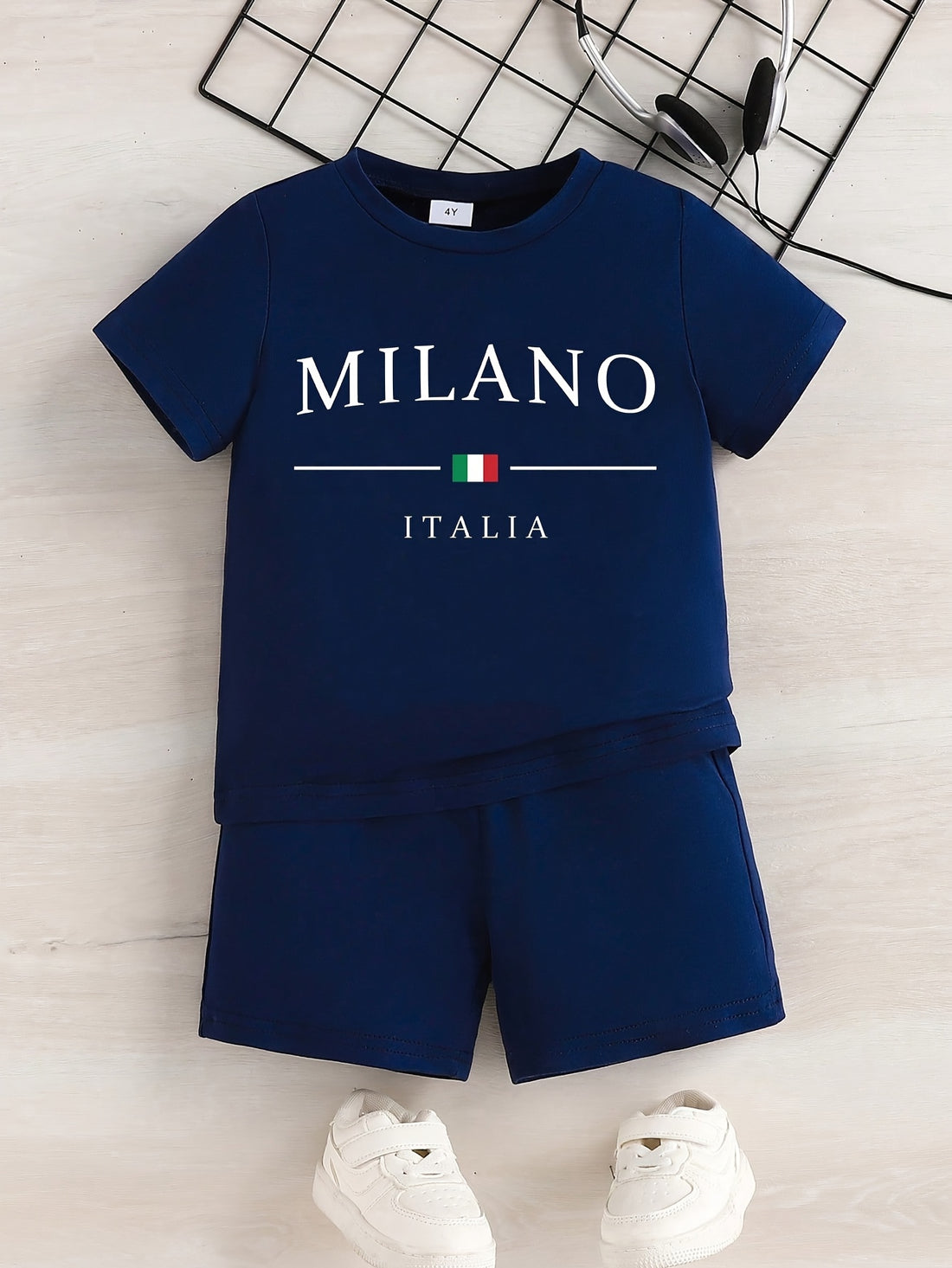VigoSource Boys Summer New Letter Print Round Neck Short Sleeve T-Shirt...
