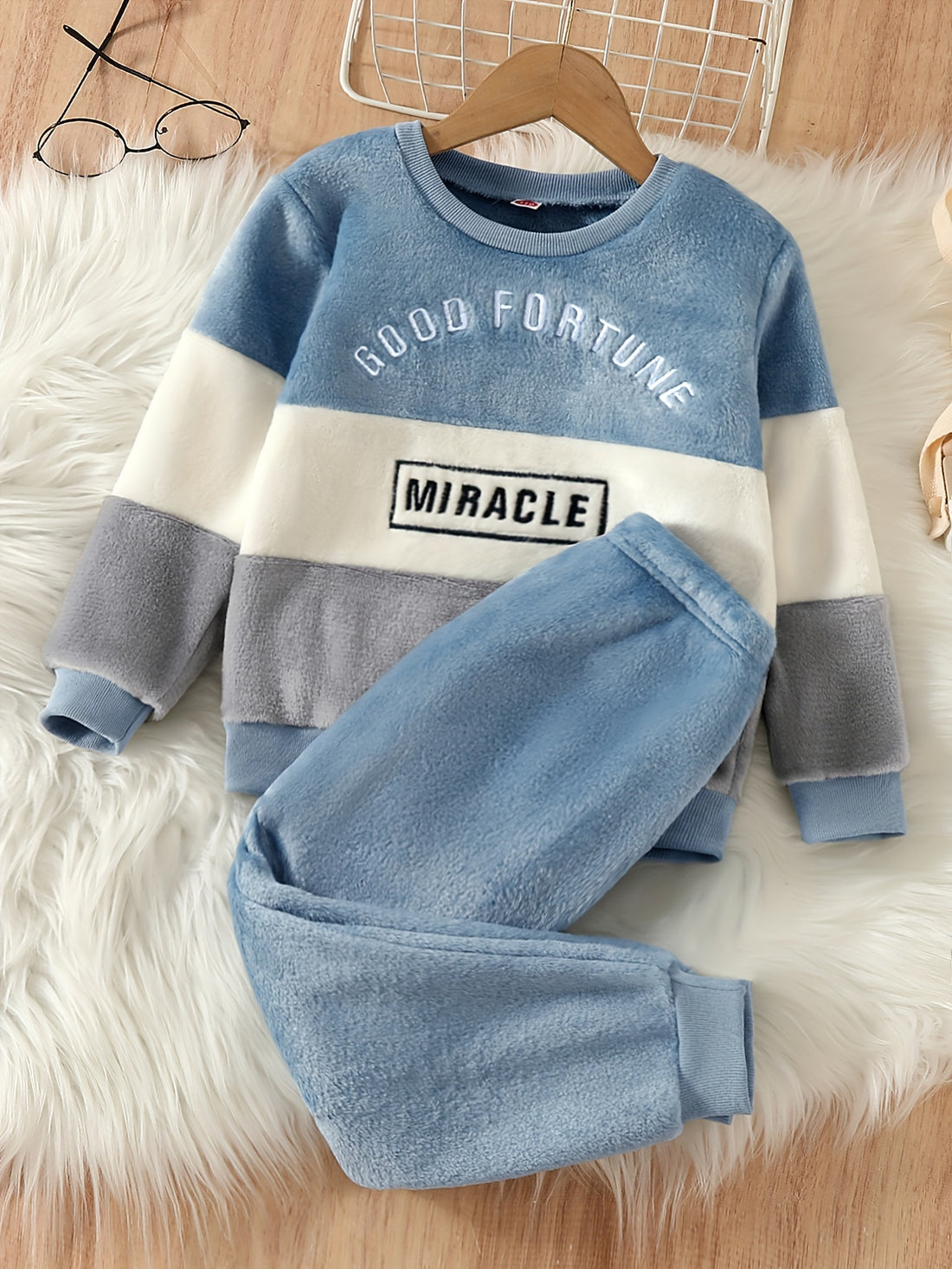 VigoSource Boys Winter New Arrival Set, Thickened Warm Long Pants Set F...