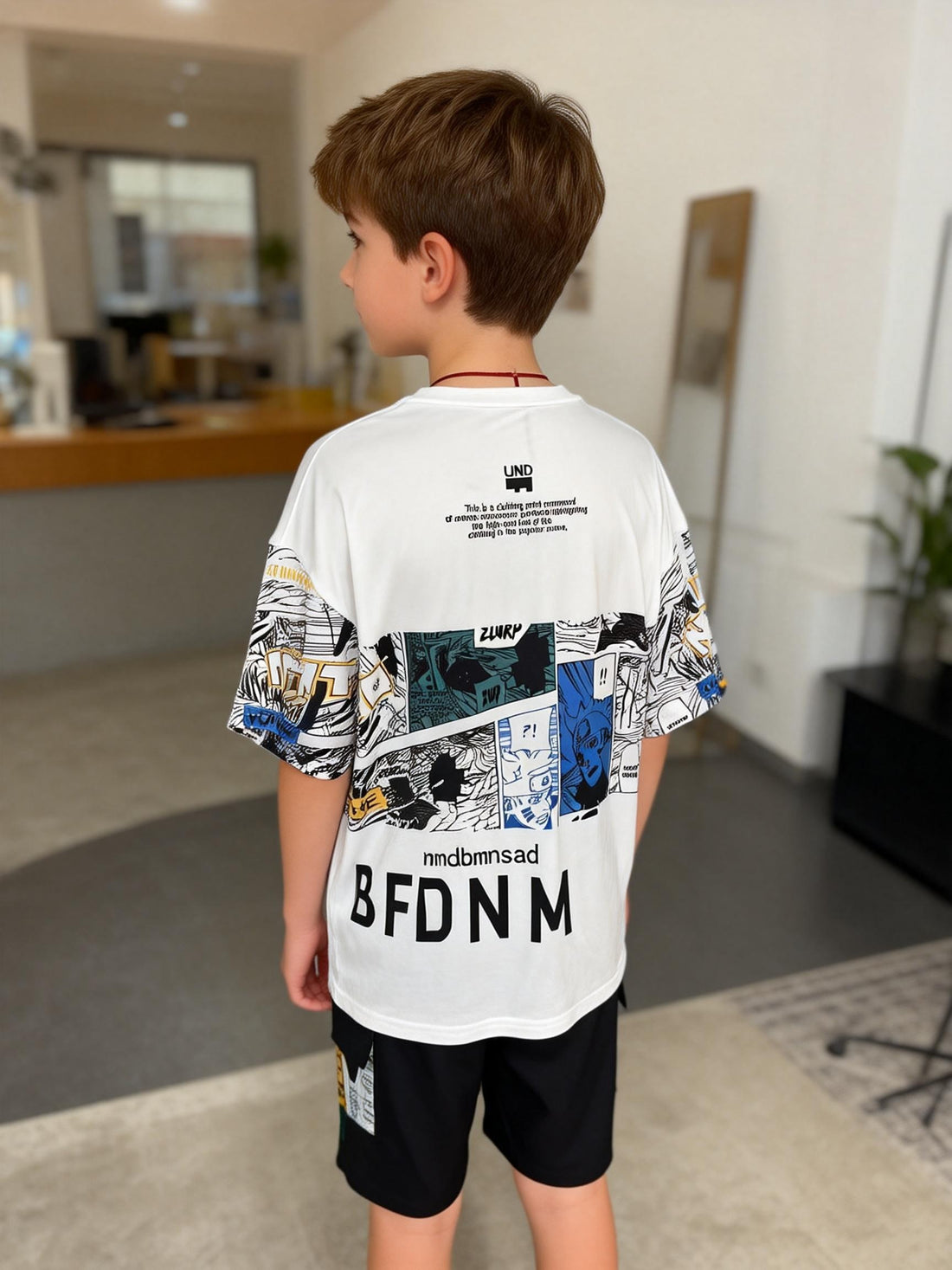 VigoSource Boys Summer New Casual Fashion Printed Round Neck Short Slee...