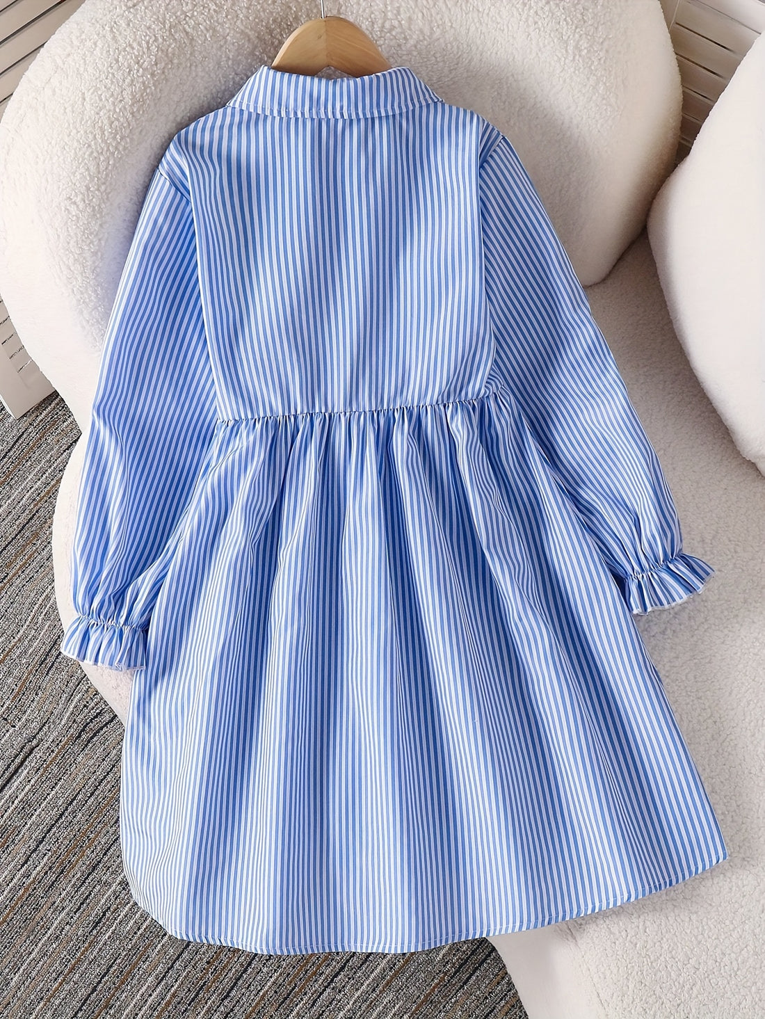 VigoSource Girls Striped Cotton Dress 6