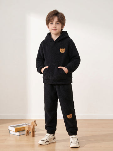 VigoSource Boys Autumn/winter Big ' Hooded Long-sleeve Warm Sweatsh...