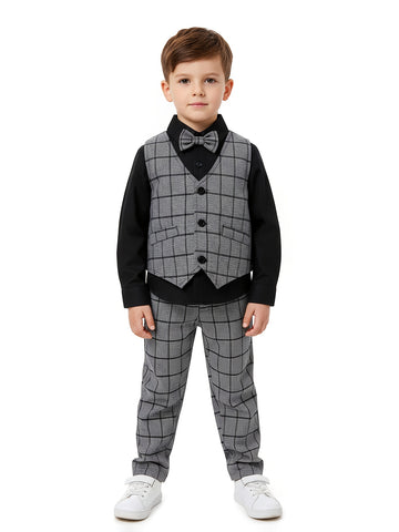 VigoSource Boys Plaid Pants Formal