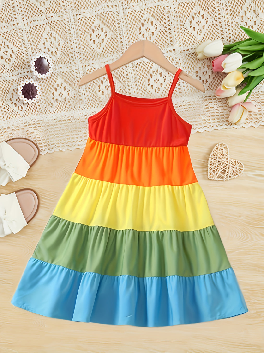 VigoSource Girls Sleeveless Outfit Set