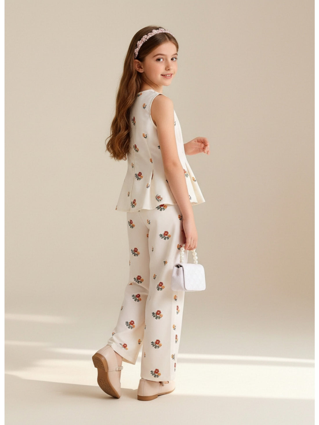 VigoSource Girls Floral Floral Pants - Summer 2
