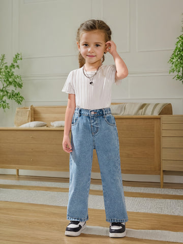 VigoSource Girls Solid Solid Color Pants Casual Spring & - Sprin...