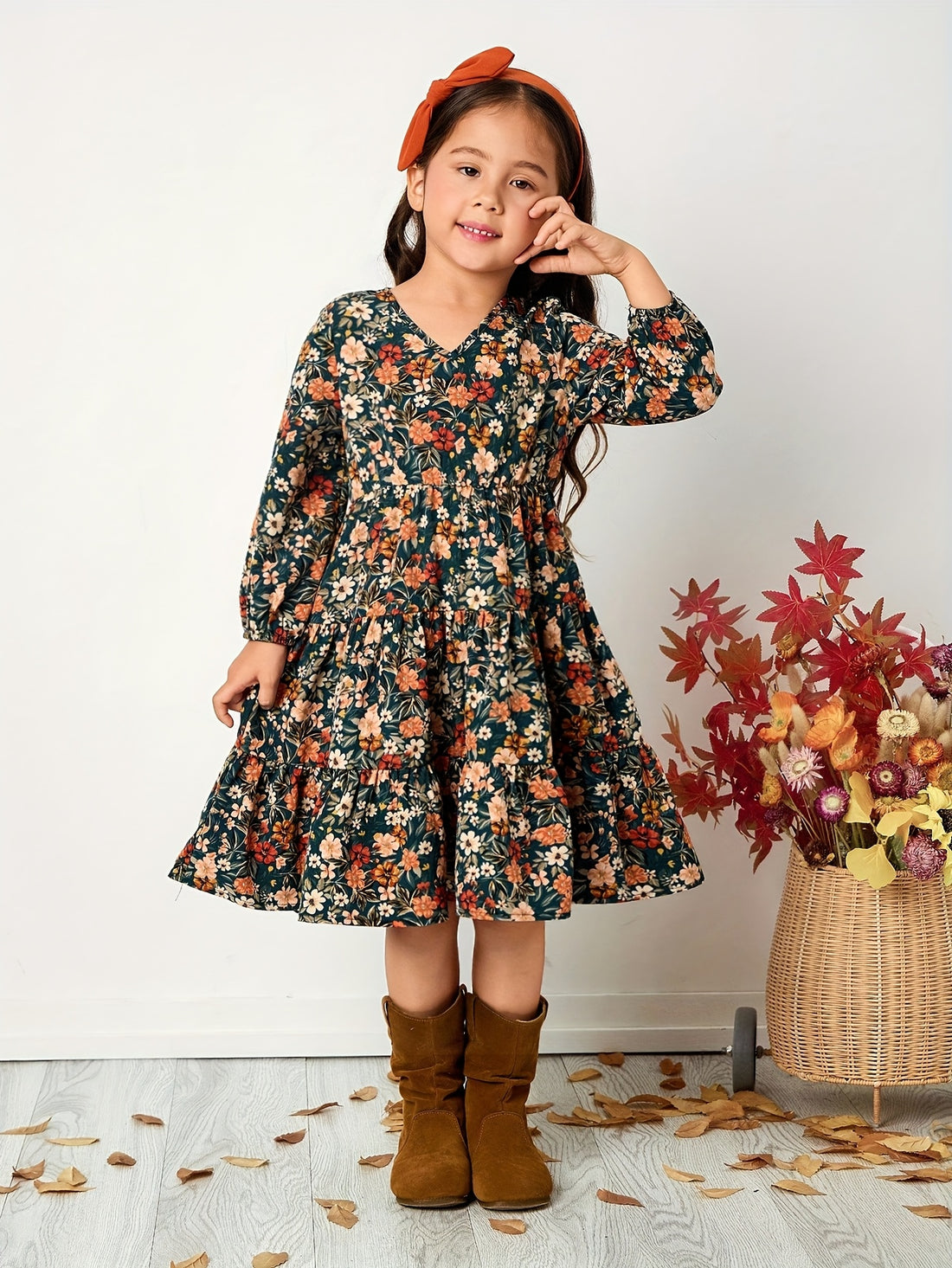 VigoSource Girls Floral Cotton Dress 24