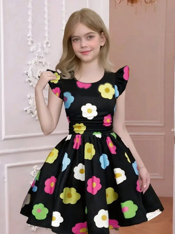 VigoSource Girls Floral Cotton Outfit Set 2