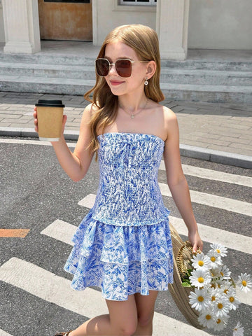 VigoSource Girls Floral Cotton Dress 7
