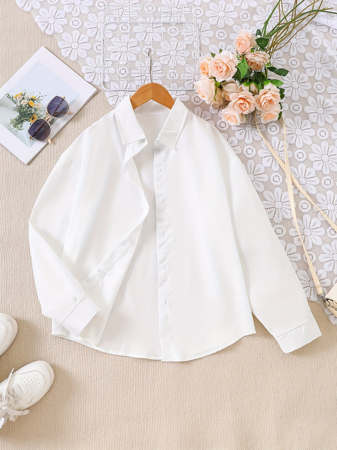 VigoSource Girls Solid Tops - Spring/autumn