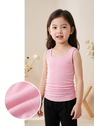VigoSource Girls Set of 3 Sleeveless Tops for Young in Summer, Available in Pi...