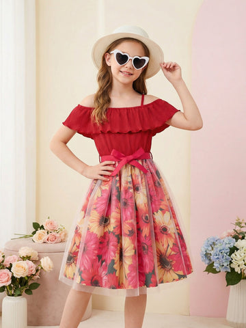VigoSource Girls Floral Cotton Dress 33