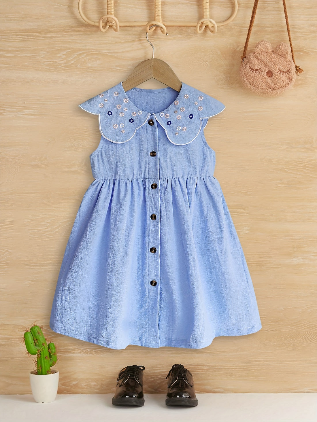 VigoSource Girls Floral Cotton Dress