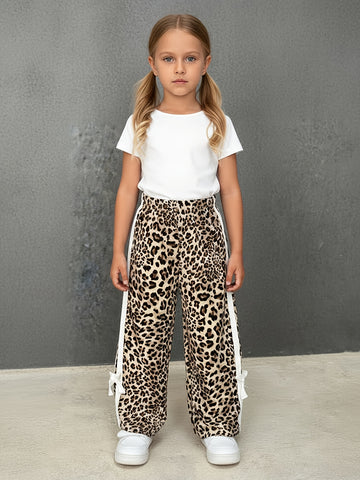 VigoSource Girls Leopard Outfit Set