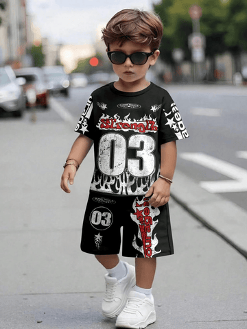 VigoSource Boys Geometric Knit Short Sleeve Top - Summer 2