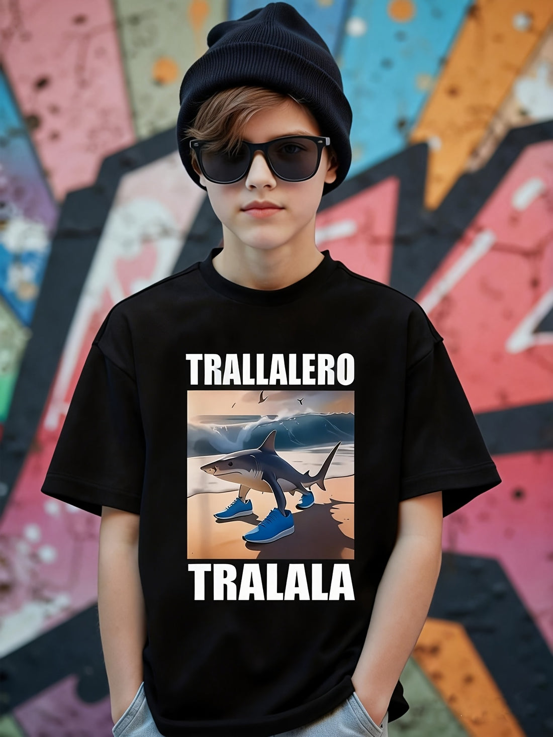 VigoSource Boys Summer Casual and Print Round Neck