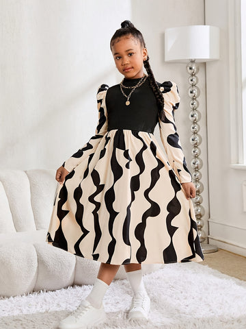 VigoSource Girls Striped Dresses Party