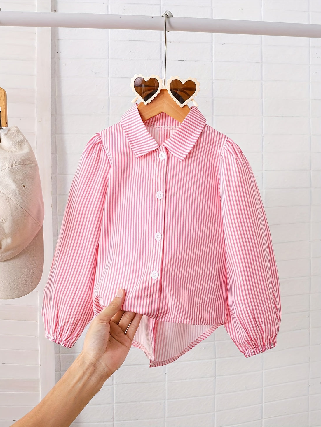 VigoSource Girls Striped Cotton Outfit Set 5