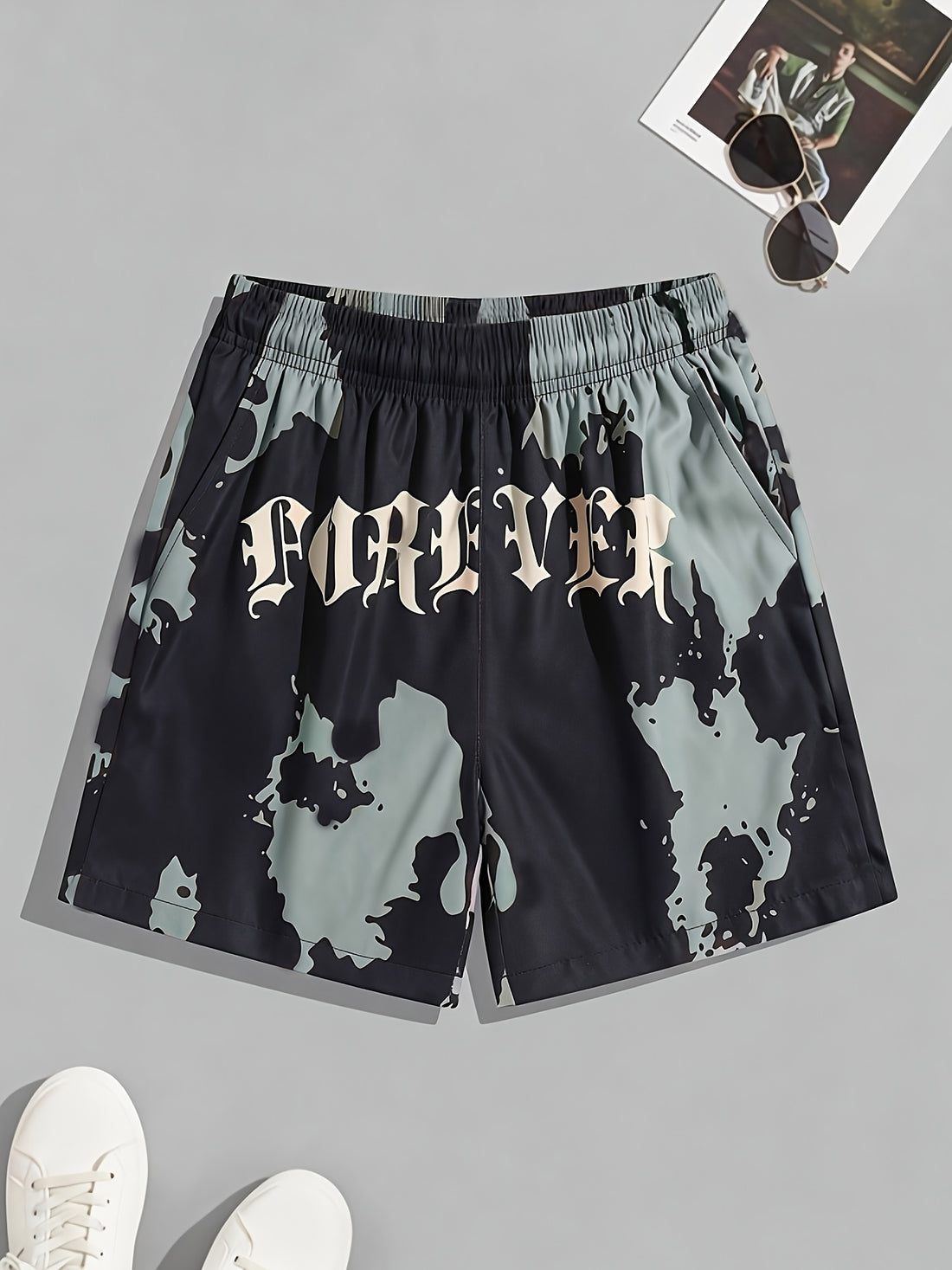 VigoSource Boys Summer Letter Print Casual Fashion Versatile Loose-...
