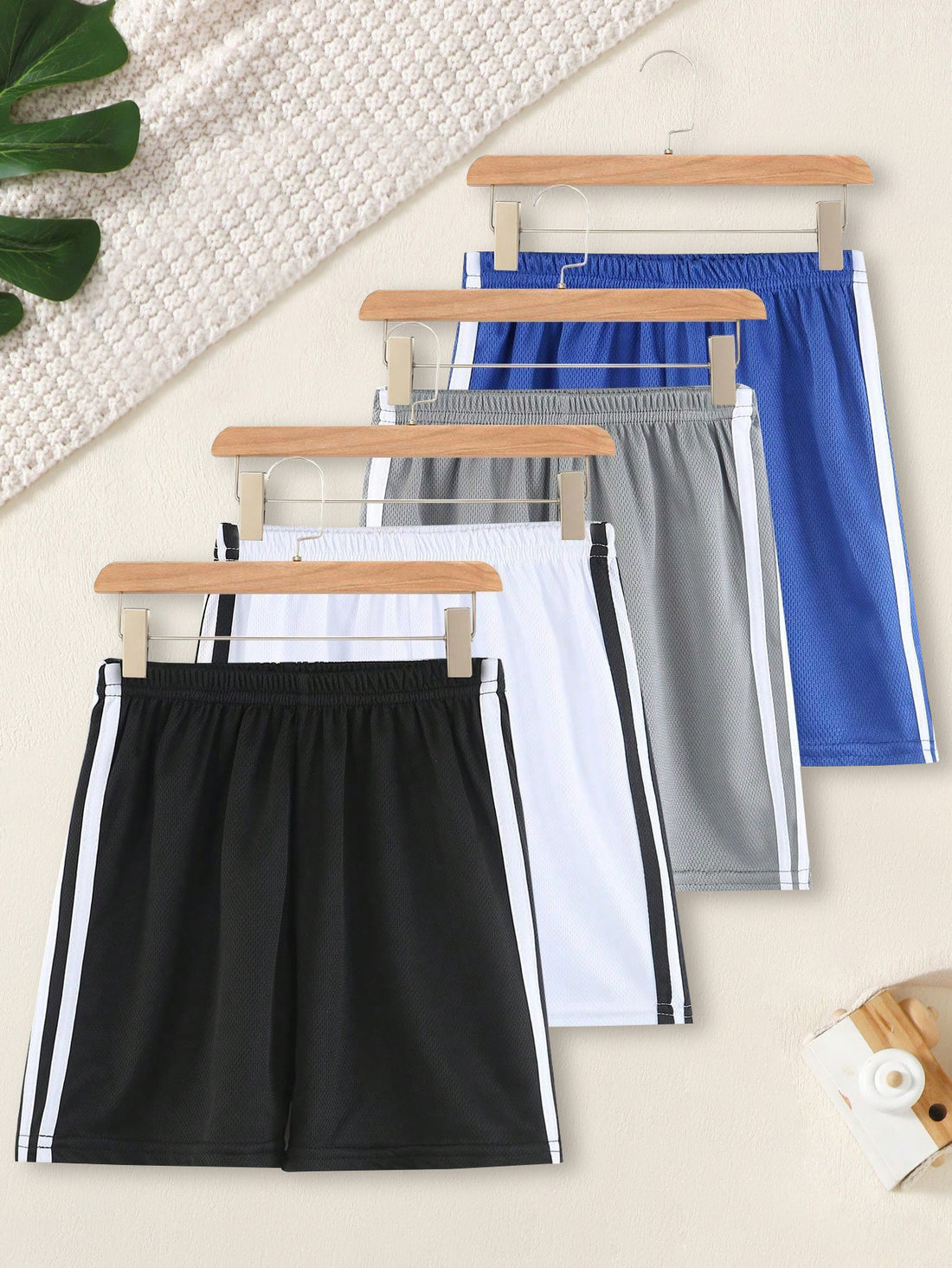 VigoSource Boys Summer New Casual Solid Color Sports Breathable Elastic...