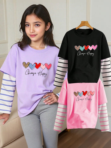 VigoSource Girls Striped Tops