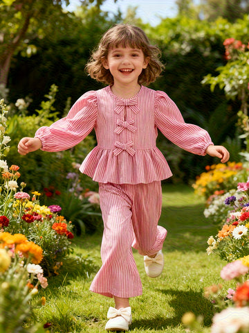 VigoSource Girls Striped Cotton Pants