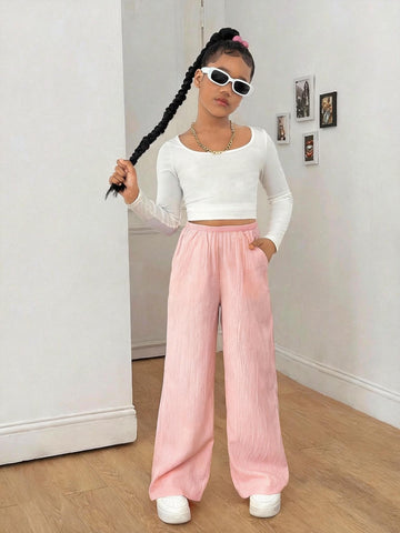 VigoSource Girls Wide Leg Outfit Set