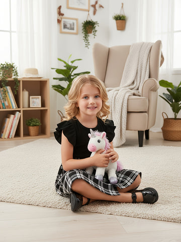VigoSource Girls Gingham Knit Dress