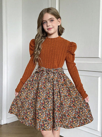 VigoSource Girls Floral Cotton Dress 35