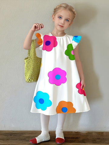VigoSource Girls Floral Cotton Dress 36