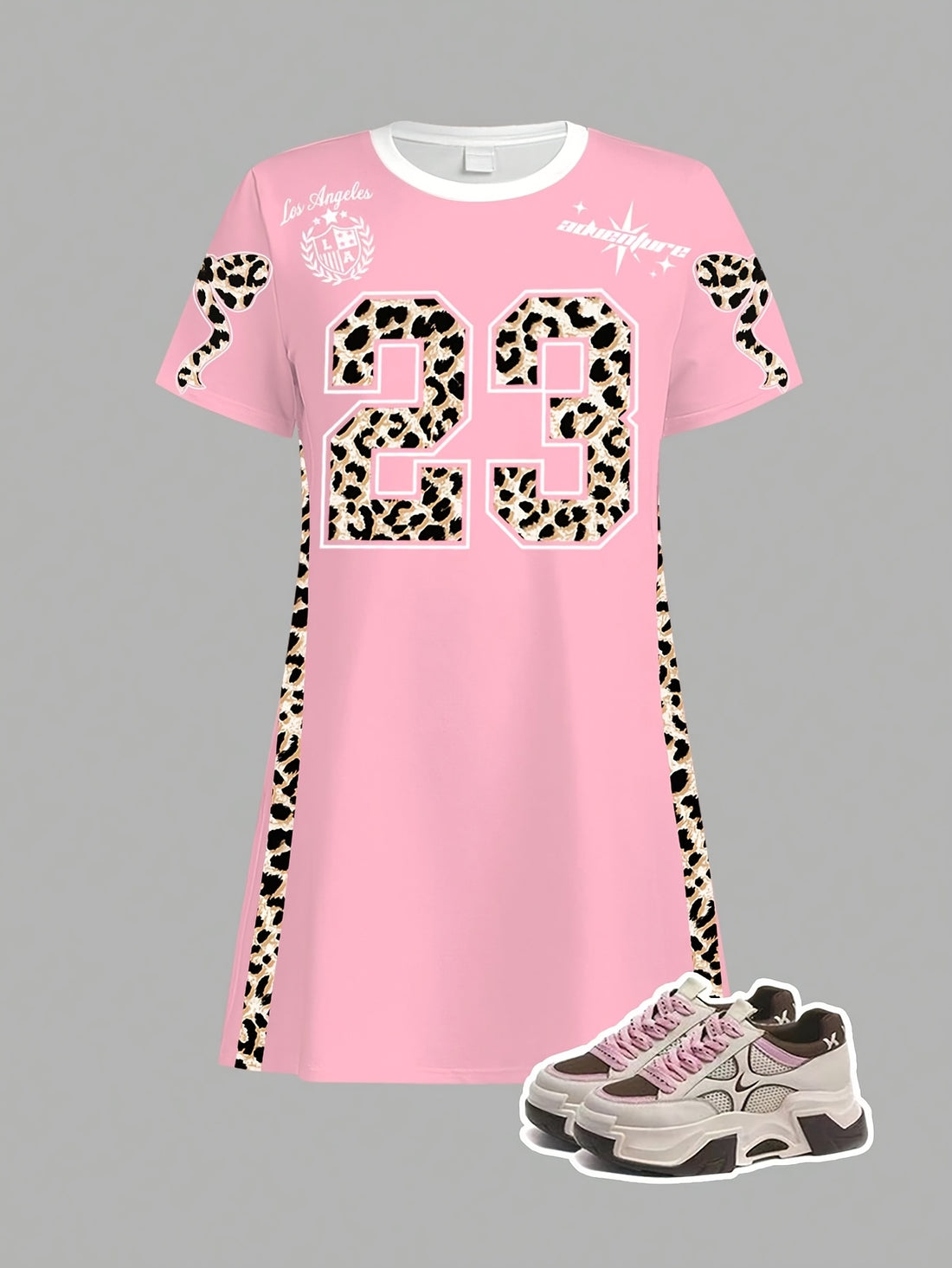VigoSource Girls Leopard Knit Outfit Set