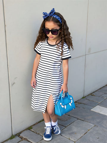 VigoSource Girls Striped Cotton Dress 2