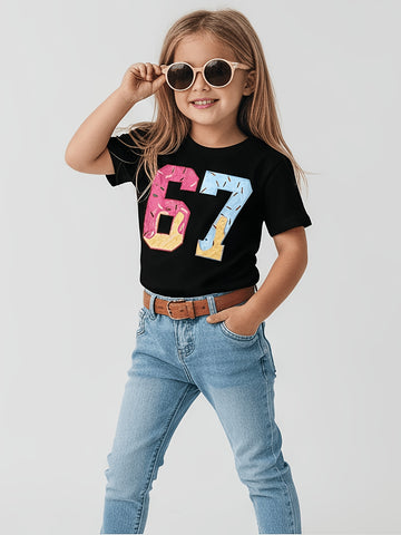 VigoSource Girls Short Sleeve Knit Outfit Set 3